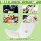 Air Jungles All Purpose Car and Home Cleaning Wipes 70 Count (Pack of 3), Extra Large 8" x 10" Size Cleaner Wipes for Car Interior Household Appliance Yoga Mat Desk Gym Equipment Couch Desk & Fabric