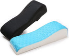 LargeLeaf Chair Gel Ergonomic armrest Cushions Elbow Pillow Pressure Relief Office Chair Gaming Chair armrest with Memory Foam armrest Pads 2-Piece Set of Chair