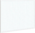 Engineering Graph Paper Pads, 11x17 Quadrille 25 Sheets/50 Pages Grid Paper for Drafting, Engineering, Blueprint Drawing, 4x4 Blue Quad Rule, 100gsm White Paper