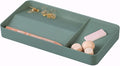 BLUE GINKGO Desk Tray – Korean-Made Organizer for Notes, Pens, Pencils, and Accessories (Double-sided, Green)