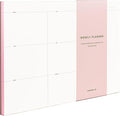 Weekly To-Do List Notepad – Desk Pad for Work and Study, Pink, 11.7x8.3 Inches