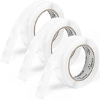 Perco Clear 1-Inch Round Circle Dot Sticker Labels - Multi-Roll Pack (3 Rolls, 1,000 Labels Each) - Permanent Adhesive, Vibrant Colors, Strong Hold - Perforated for Easy Use - Made in USA