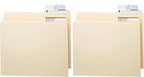 Smead Seal and View® Clear Label Protector, Size 3-1/2x1-11/16-Inches Before Folding, 100 per Pack (67600) (Pack of 2)