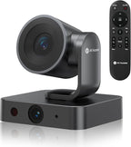 AV Access 4K Conference Room Camera, Dual Lens Cam(4K AI Tracking Cam and 1080P Panoramic Cam),3X Optical/5X Digital Zoom, 120° FOV, Auto Framing, Individuals Gallery, Works with Meet,Teams,Zoom
