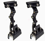 Adjustable Document Holder for Typing, Rotatable Paper Copy Holder Clip,Handy Artist Supplies Clamp,Computer Typing Proofing Folder.(2 Packs)