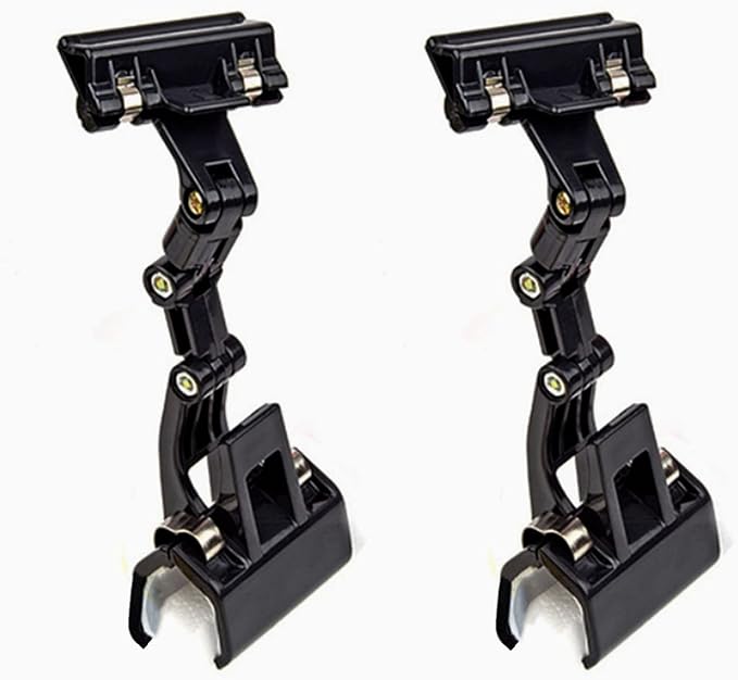 Adjustable Document Holder for Typing, Rotatable Paper Copy Holder Clip,Handy Artist Supplies Clamp,Computer Typing Proofing Folder.(2 Packs)