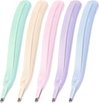 Professional Magnetic Staple Remover Puller Staples Remover Staple Removal Tool for School Office Home 5 Pack (Purple/Blue/Light Green/Orange/Pink)