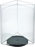Azar Displays 193732 8.5" W x 11" H 3-Sided Sign Holder with Revolving Base