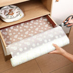 Daisy Flower Shelf Liner for Kitchen Cabinets, Non-Adhesive Drawer Liners, Non-Slip Refrigerator Mat, Washable EVA Cabinet Liner for Pantry, Fridge, Closet, Cupboard, 12" x 20 FT