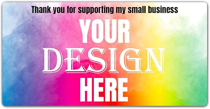 100-500 Custom Stickers Personalized Labels, Customized Stickers with Any Image Logo and Text. Custom Stickers for Business LogoThank You Labels,etc. (Rectangle,2X1 Inch)