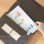 Expanding File Folder with Tabs, 13 Pockets File Organizer Accordion File Holder ，with Elastic Buckles Closure, A4 Paper Document Organizer for Home School Office (1, Black)