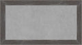 Amanti Art Grey Framed Magnetic Board 15x27 Small Vision Board for use with Magnets, 100% Metal Sheet to Display Items as Office Decor or for Home Organization in mudroom, Kitchen or Kids Room
