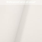 Zinkooat Leather Nightstand Cover,1.8mm Thick,15.75x23.6 Inch end Table Cover,Side Table Cover,Bedside Table Cover,Bedside Tablecloth.(White+White,15.75x23.6)