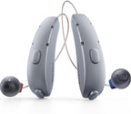Yeasound Hearing Aids RIC800 for Seniors & Adults, Bluetooth Hearing Aids Calls & Music Enabled, AI Algorithm for Noise Reduction and Speech Enhancement, Lightweight, Long-Lasting and Waterproof