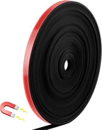 AmazingSpark Magnetic Tape Roll Thin Strips, 0.39 Inch x 66 Feet Magnetic Board Dividers Whiteboard Graphic Decorative Tape Marking Line for Classroom Office Art Accessories(Red)