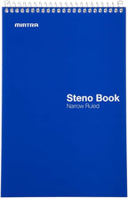 Mintra Office Steno Books - (Primary Colors, 4 Pads/Pack, Narrow Ruled), 6inx9in, 70 Sheets, Notebook for writing notes in school, university, college, work, office