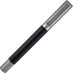 Monteverde USA Ritma Fountain Pen in Black – Broad Nib Bold JoWo Stainless Steel Refillable Ink Cartridge/Converter – Ideal for Executives & Artists