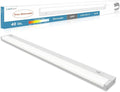 Leetdud LED Under Cabinet Lighting Hardwired or Plug in, 40 Inch 20W, Dimmable 5 Color 2700K/3000K/3500K/4000K/5000K, Linkable Eyes Care Design Counter Lights for Kitchen, Sink, ETL Listed, White