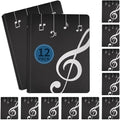 Music Folder Sheet Music Folders Binder 12 Pack Music Choral Storage Holder Band Folder (12)