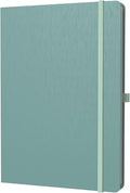 ONAVIA A4 Lined Journal Notebook, 8mm Ruled Notepad, Journaling for Writing, Work, School, Travel and Note Taking, Hardcover 160 Pages (80 Sheets) 8.27 x 11.6 inches (Midnight Green)