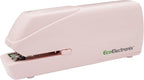 EcoElectronix Portable Automatic Electric Stapler Pro - 30 Sheet Capacity, Quiet Operation, Jam-Free and Easy Reload - AC Adapter/Battery Powered (Pink)