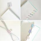 664 Pcs Paper Clips and Binder Clips Kit Assorted Sizes Colored Office Clips Set Small Medium Large Push Pin for Office and School Supplies