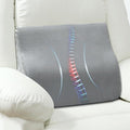 AHUAWA Back Support Pillow for Recliner Chair, Memory Foam Couch Back Cushions Ergonomic Large Lumbar Support Pillow for Lower Back Pain Relief, with Soft Velvet