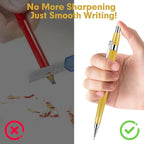feelake 8 PCS Metal Mechanical Pencil,Durable 0.9mm Drafting Pencil,Comes With 8 PCS of 9 mm lead pencil refills, Pencils Mechanical For Writing,Drawing & Gifting