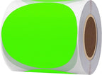 Hybsk Round Color Coding Circle Dots Labels Warehouse Inventory Organizer Stickers (3 inch, Fluorescent Green)