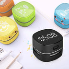 ODISTAR Counter Vacuum Cleaner,Mini Table dust Sweeper Energy with Digital Timer,Endurance up to 400 mins,360º Rotatable for Cleaning Rubber shavings,Crumbs Keyboard of Gifts for Kids(Black)