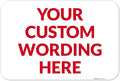 Custom Sign, Personalized Metal Signs, Customize for Office, Business, Workplace, Office, Home, Delivery Signs 12x18 Inches, Rust Free .063 Aluminum, Fade Resistant, Made in USA by Sigo Signs