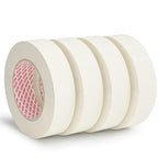 SWRT Masking Tape 1 Inch x 55 Yards – 4 Rolls (220 Yards Total), Strong Adhesive, Easy Tear, Clean Removal Painter’s Tape for Painting, Labeling, Crafts, Home & Office, White
