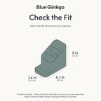 BLUE GINKGO Desk Holder – Korean-Made Office Organizer for Pencils, Pens, Notes, and Desk Supplies (Green)