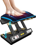 Arejonner Foldable Foot Rest, Computer Foot Rest Under Desk, 12Modes Adjustable Ergonomic for Office, Loading Capacity 80 pounds, Removable Soft Cloth Pad,All-Season(Yellow)