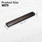 uxcell 1 Pair Calligraphy Paper Weights, 11.8" Wooden Paperweight Desk Accessory for Home Office Calligraphy Practice Drawing Writing, Gift for Writers Professionals, Brown
