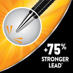 BIC Break Resistant Pro with Shock-Absorption and Twist-Up Eraser, Mechanical Pencil, 2-Count