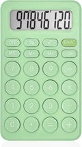 Cute Calculator, Basic Four Function Calculator for Teachers Students Basics Office, Small Handheld Calculators, 8 Digit with LCD Display, Sensitive Button, 5.5×3.2 inches Light Green