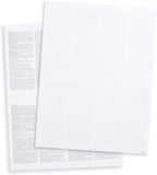 W2 Forms 2025 with Envelopes, Blank W2 4 Up Tax Forms 2025, 50 Employees kit, with Instructions in Back, Compatible with QuickBooks and Accounting Software, Idea for E-Filing, 50 Self Seal Envelopes