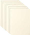 100 Sheets Cream Cardstock 8.5 x 11 Off White Paper, 75lb Premium Ivory Paper Card Stock for Wedding Invitations, Crafting, Memus, Cards Making, Certificate, Business Cards