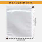 500 Pack 6"x9" Shipping Label Sleeves – Clear Self-Adhesive Packing Slip Pouches, Waterproof Packing List Envelopes – Ideal for Shipping Documents, Mailing Labels, Invoices & Packing Slips