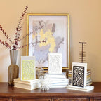 CNK Book Ends Bookends for Decorative Books Holder Bookend Shelves End Hold Heavy Duty Holders Stoppers Metal Stopper Cute Boho Bookshelf Holds Cookbook Office Home Set of 2 Bookends Pair Gold