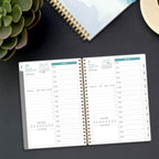 2026 Daily & Monthly Planner - One Page Per Day, Daily Planner from January 2026 to December 2026, Planner 2026 with 12 Monthly Tabs, 6.4" x 8.5", Rose Flower