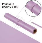 Cork Desk Mat - Dual-Sided Desk Pad for Office and Home - Desk Organization and Accessories - Ideal for Large Mouse Pad and Desk Mats on Top of Desks(Purple,27.6"x 13.8")