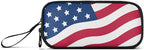 BOENLE USA American Flag Pencil Case Box Boys Girls Large Pencil Pouch Zipper Compartments Big Capacity Stationery Pen Bag Organizer for Kids Teens Adults School