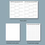 POPRUN 2026 Planner (Large - 8.5'' x 10.5'') - 2026 Weekly Calendar (Jan. 2026 - Dec. 2026) with Hourly Time Slots, Weekly/Monthly Appointment Book for Time Management - Leather Soft Cover - Brown
