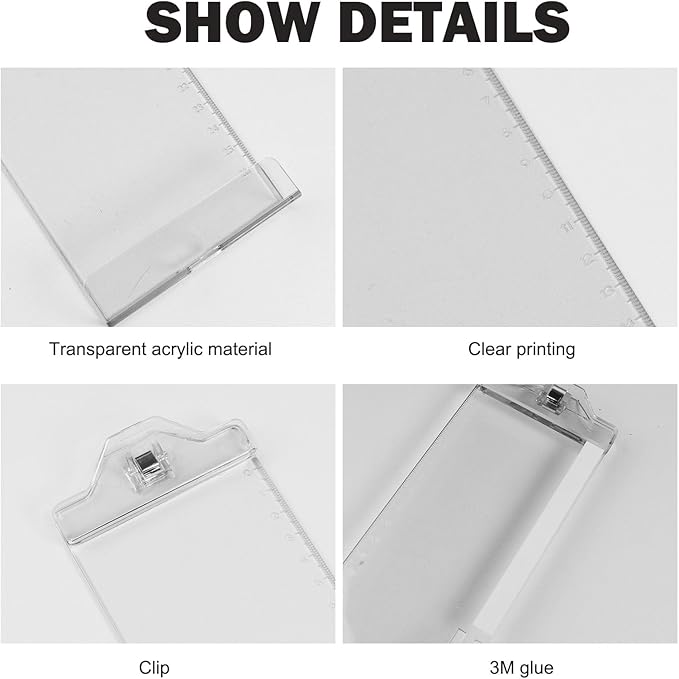 2 Pcs Monitor Memo Boards for Computer,Office Desk Accessories, Multifunction Acrylic Screen Message Reminder Pad Side Panel Phone Holder Organizer for Office Desktop, with Sticky Note