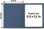 SUNEE Certificate Holders(Navy Blue, 50 Packs), Diploma Covers Gold Foil Border, for Letter Size 8.5x11 Certificates, Cardstock, Document Papers