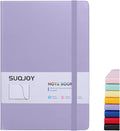 SUQJOY Lined Journal Notebooks for Writing, 100 GSM Thick Paper, 1 Pack Hardcover Notebooks, A5 College Ruled Notebook, Journaling Notebook for School/Travel/Office (Purple- 1 Pack)