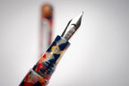 Conklin All American Fountain Pen in Old Glory – Broad Nib, Patriotic Red, White & Blue Design – Ideal Gift for Professionals & Pen Enthusiasts