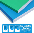File Folder, RAZCC 200 Pack 1/3 Cut Tab Colored Folders, Colored File Folder Letter Size for Office Classroom Use, Folders with Tabs Assorted 5 Colors